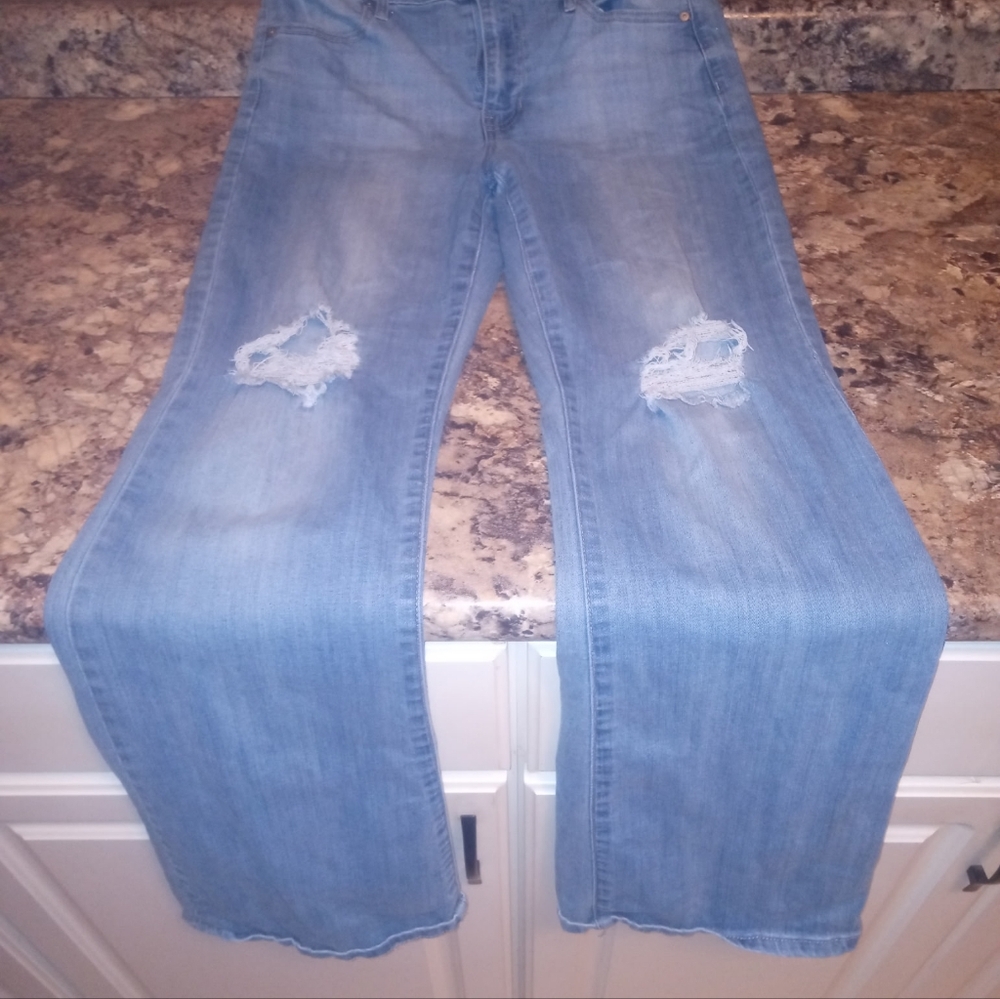 Fashion Nova Light Blue Denim Jeans - Picture 3 of 5